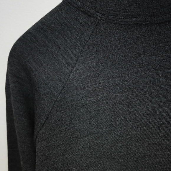 Handmade in USA: Revelle Collection cropped raglan wool and rayon sweatshirt - Picture 6 of 10